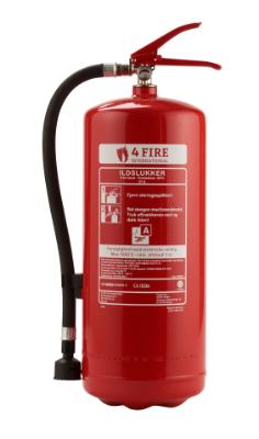 4Fire - 9 L Vandslukker - Brandslukkere
